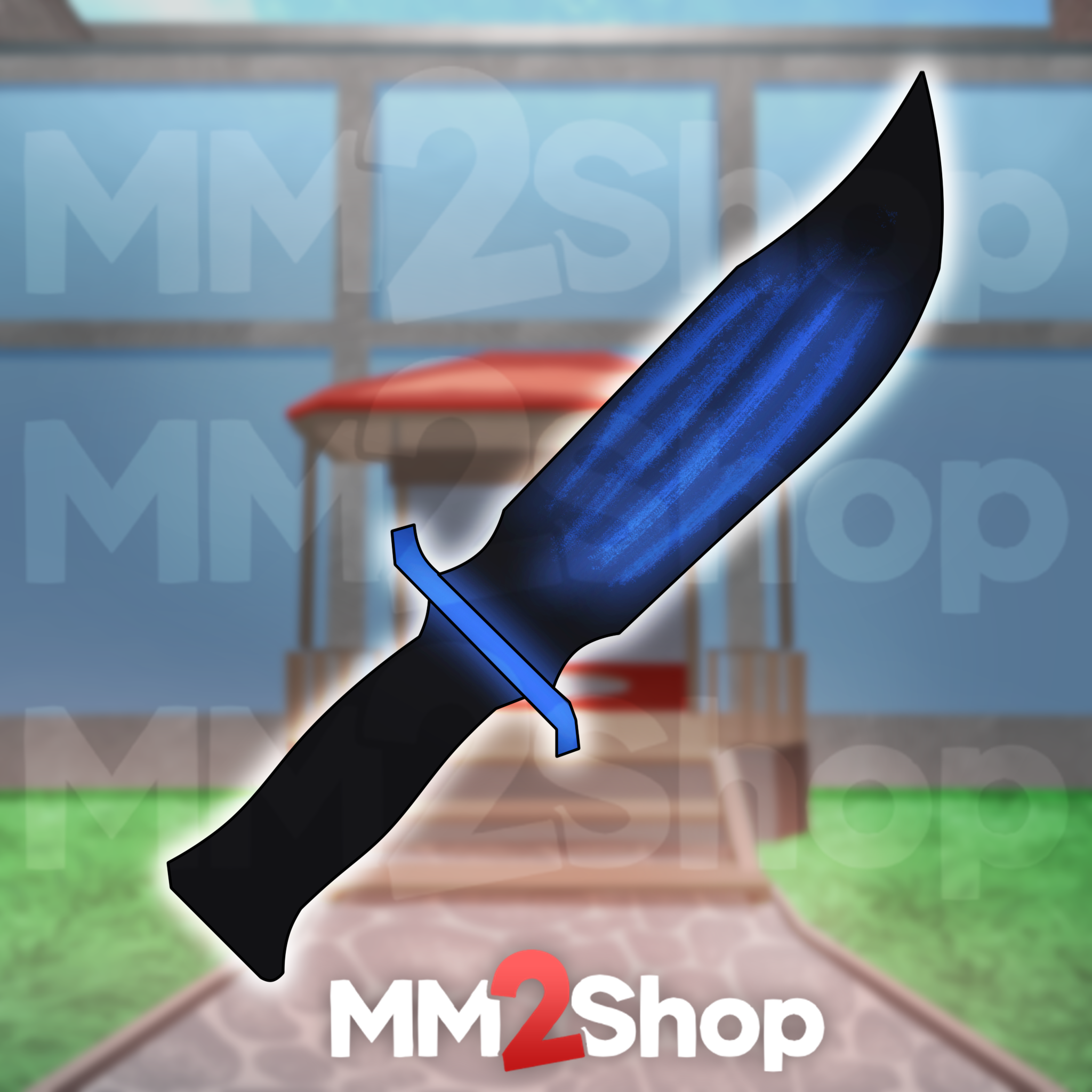 Blue Scratch Knife