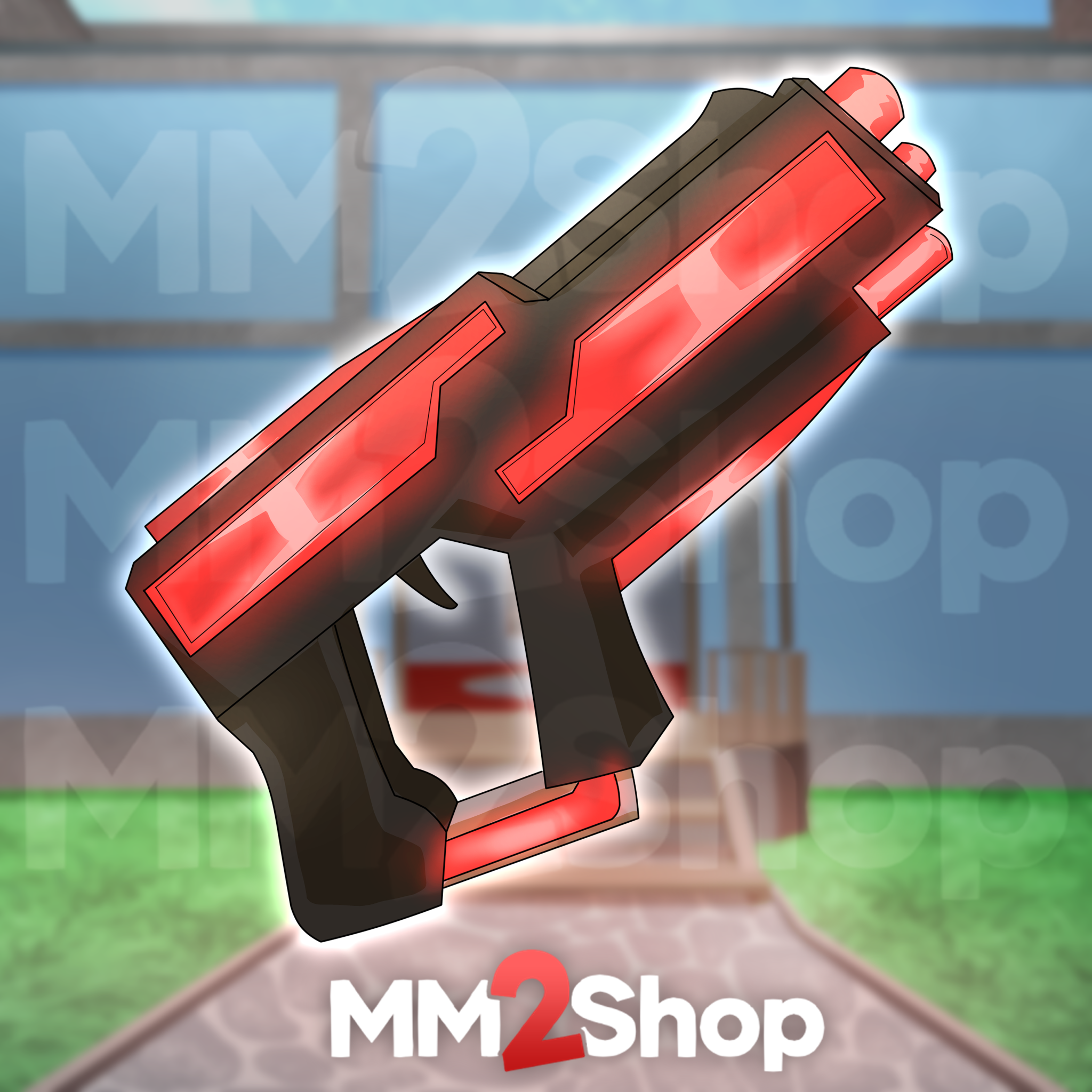 Godly Red Laser Gun