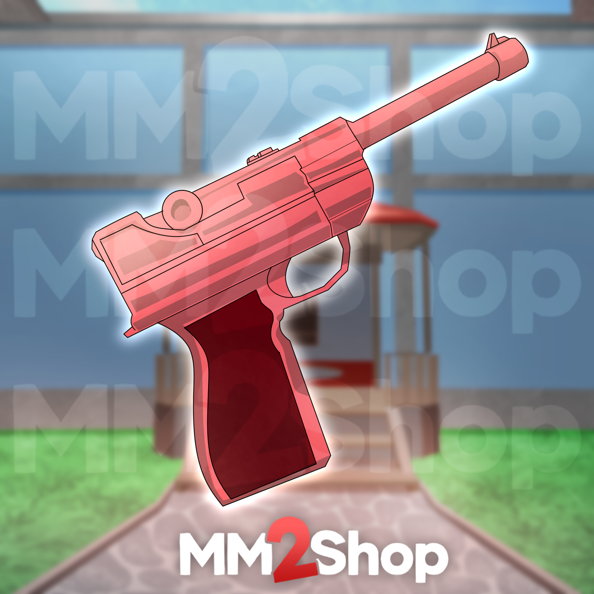 Red Luger Gun