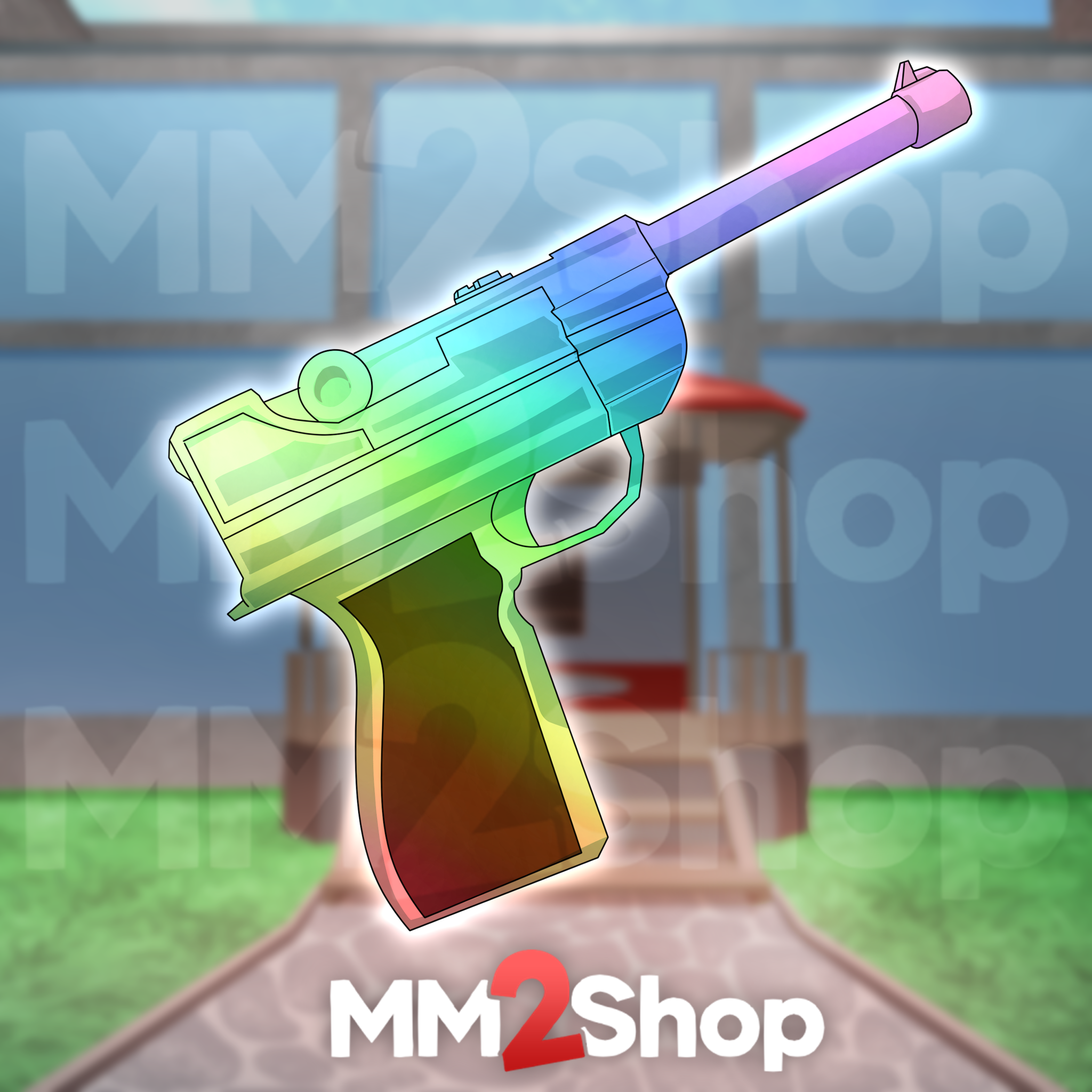 Chroma Luger Gun