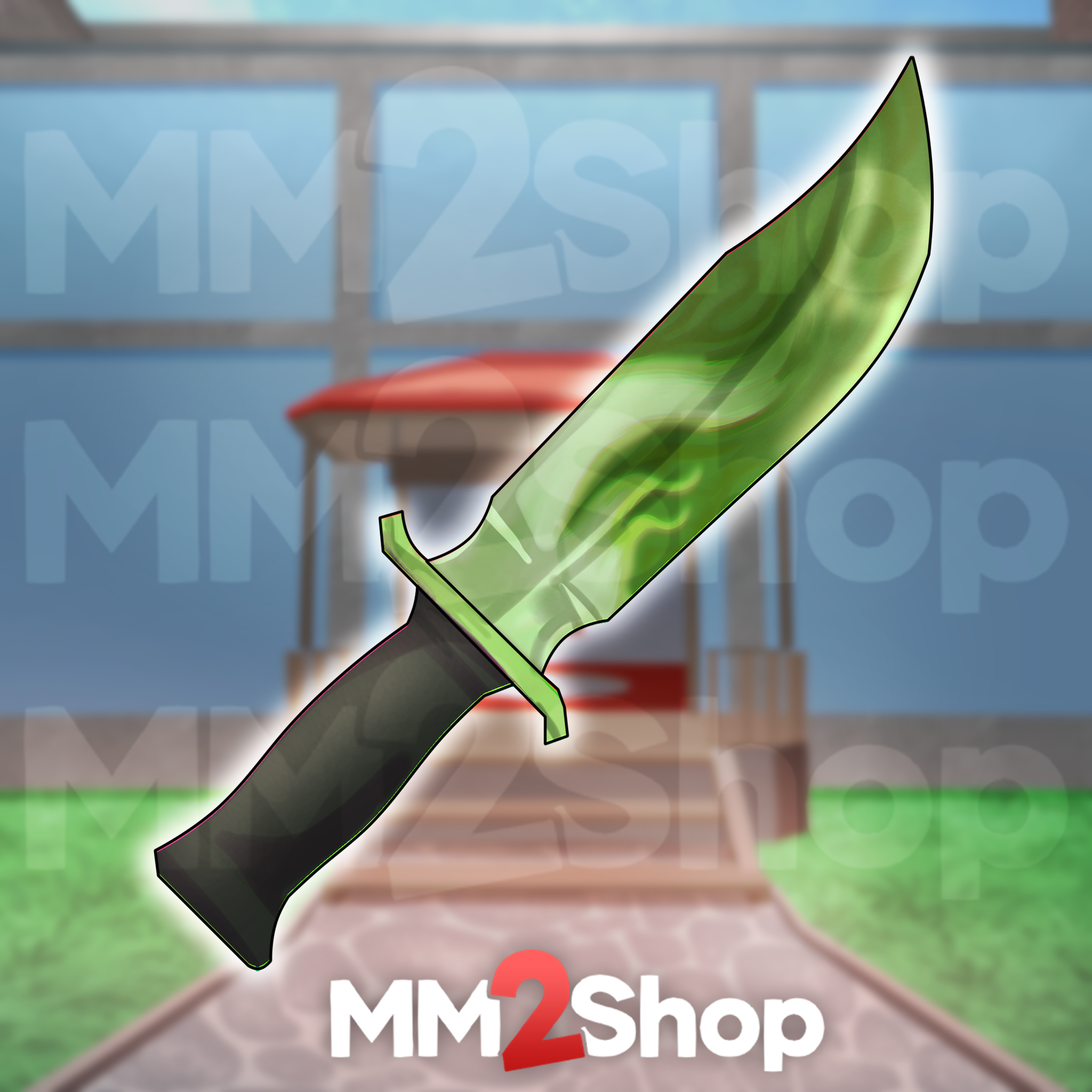 Green Fire Knife