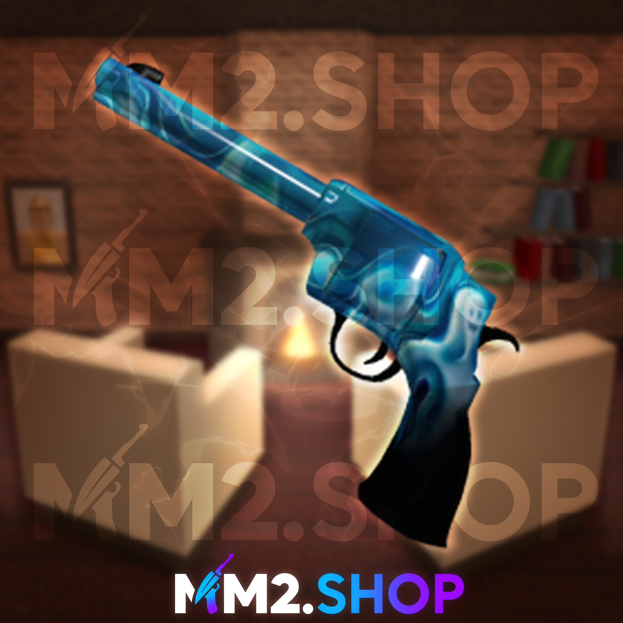 2018 Halloween Blue Ghost Gun