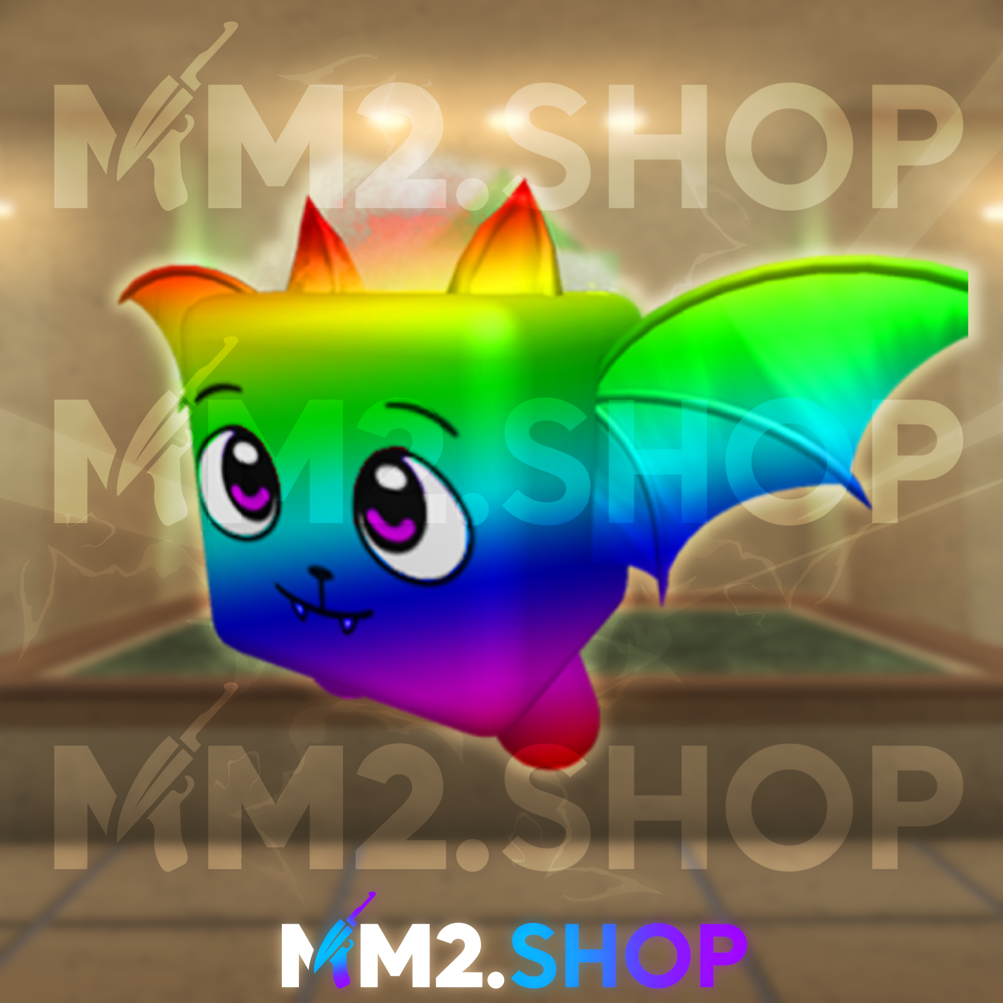 Chroma Fire Bat Pet