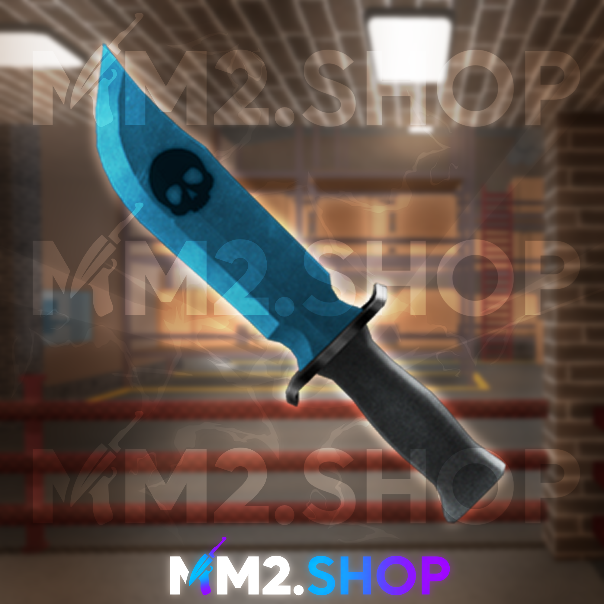 Blue Elite Knife