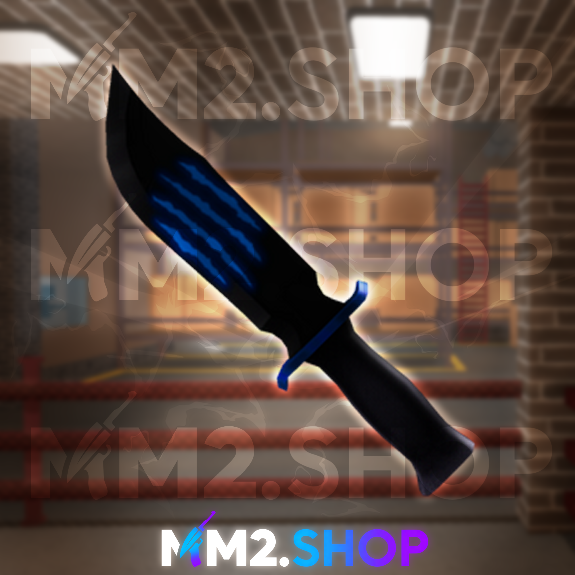 Blue Scratch Knife