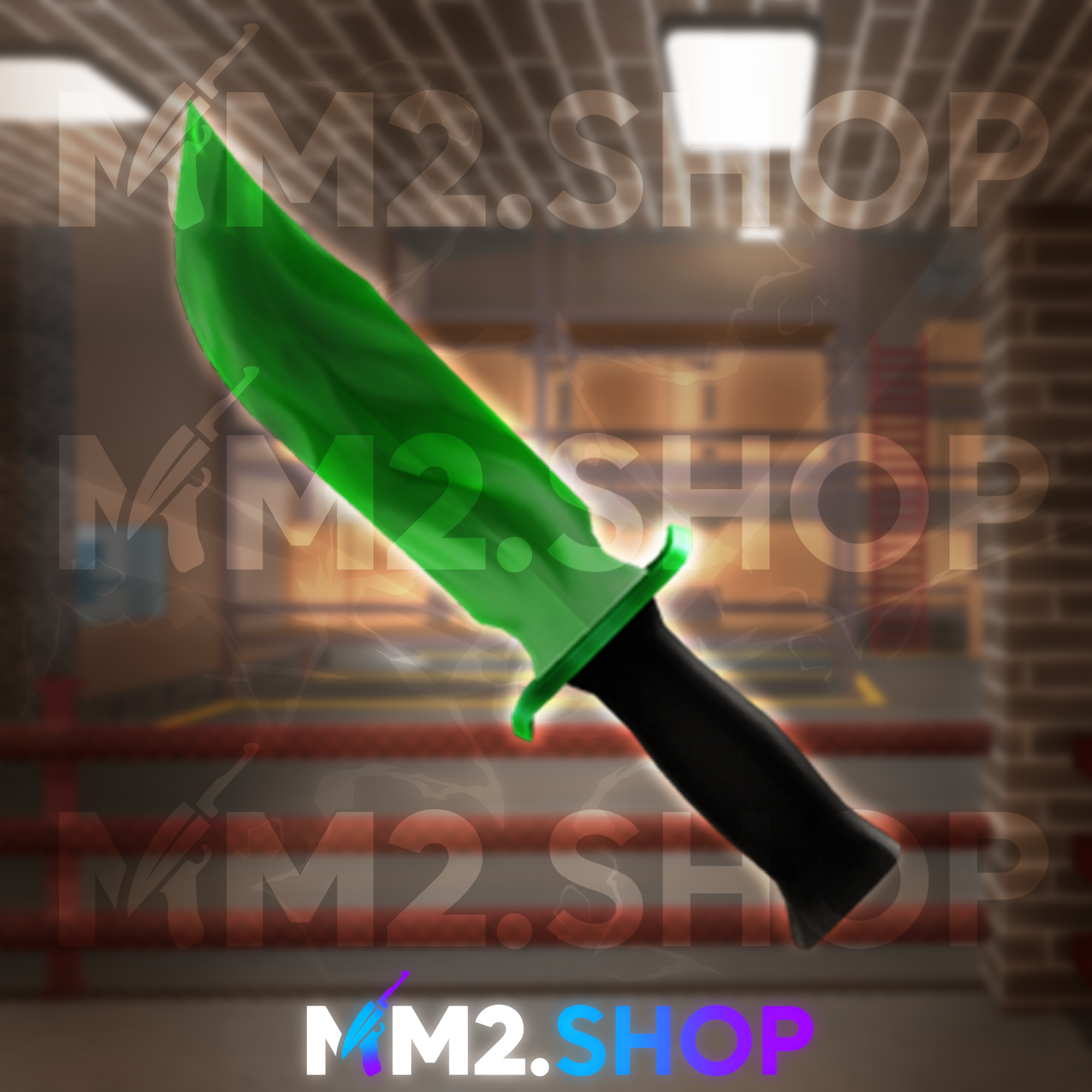 Green Fire Knife